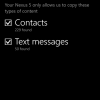 Windows Phone 8.1 Transfer My Data