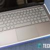 The keyboard and touchpad on the Lenovo IdeaPad S940