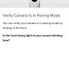 Verify Camera is in Pairing Mode screen in SAFE by Swann app