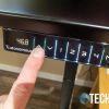 The SmartDesk 2 Home Office Key Pad unit has back lighting when pressed