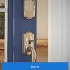 The Schlage Home app requires you to sign in