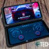The LG G8X ThinQ Dual Screen smartphone with Game Pad