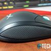 The right side of the HyperX Pulsefire Dart wireless gaming mouse