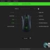 The main customization screen for the Razer DeathAdder V2 in the Razer Synapse 3 application