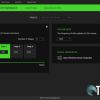 The performance customization screen for the Razer DeathAdder V2 in the Razer Synapse 3 application