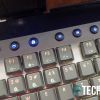 The feature buttons on the Hexgears Venture mechanical keyboard