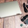 What's included with the Lenovo YOGA C740 2-in-1 laptop (14" version shown)