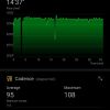 Huawei Health Android app outdoor walk activity charts screen