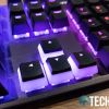 The HyperX Pudding Keycaps with black tops