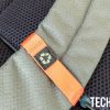 The nylon band on the strap of the Lenovo Eco Pro 15.6" Backpack