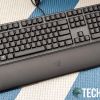 The Razer Ornata V2 gaming keyboard with included leatherette finished wrist rest