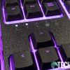The caps, num lock, and other LED indicators on the Razer Ornata V2 gaming keyboard now sit above the arrow keys