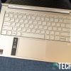 The Lenovo Yoga C940 14-inch laptop keyboard
