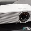 The front of the Optoma GT1080HDR short-throw gaming projector