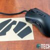 The Razer Mouse Grip Tape for the Razer DeathAdder V2 Mini gaming mouse