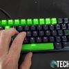The Razer Huntsman Mini 60% Optical Gaming Keyboard is very compact in size