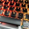 The ROCCAT Vulcan 120 AIMO mechanical gaming keyboard has some pretty bright and even RGB lighting