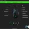 The Razer Synapse 3 customize screen for the top buttons of the Razer Naga Pro