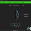 The Razer Synapse 3 customize screen for the two button side plate of the Razer Naga Pro