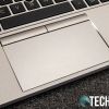 The trackpad on the HP EliteBook 840 G7 laptop