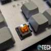 The Razer Pro Type mechanical keyboard usees Razers orange tactile/silent switches