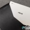 The folio pouch included with the ASUS Chromebook Flip C436FA 2-in-1 laptop
