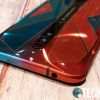 The top edge of the nubia RedMagic 5S Android gaming smartphone