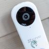 The camera on the EZVIZ DB1C Wi-Fi Video Doorbell