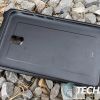 The inside of the rugged case included with the Samsung Galaxy Tab Active3 Android tablet