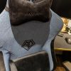 The velour support pillows that come with the Anda Seat T-Pro 2 gaming chair are super comfortable