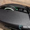 The scroll wheel and programmable DPI buttons on the Razer Basilisk V3 ergonomic gaming mouse