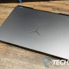 The top of the Lenovo Legion 5 Pro gaming laptop
