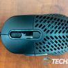 Top view of the Mountain Makula 67 gaming mouse