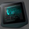 Side view of the new 2021 Alienware Aurora gaming desktop