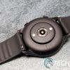 The sensors and charging plates on the back of the Amazfit GTR 3 fitness smartwatch