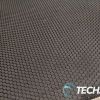 The anti-slip rubber surface on the bottom of the HyperX Pulsefire Mat