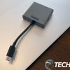 Included USB-C dongle