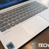 6-row keyboard and TrackPad on the ThinkBook 13x