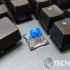 The Tactile Clicky switch on the Truly Ergonomic CLEAVE keyboard