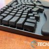 The left side of the Truly Ergonomic CLEAVE keyboard