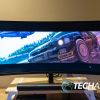 The display on the Huawei MateView GT ultrawidescreen curved gaming monitor is large, curved, and immersive.