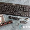 What's included with the Redragon Horus K618 wireless mechanical gaming keyboard