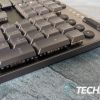 The right edge of the Redragon Horus K618 wireless mechanical gaming keyboard