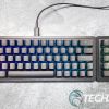 The MOUNTAIN Everest 60 compact 60% mechanical gaming keyboard with optional numpad on the right side