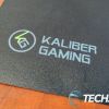 The Kaliber Gaming logo on the SURFAS II Gaming Mouse Mat