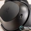 The ANC filter on the outer earcup of the Razer Barracuda Pro wireless gaming headset
