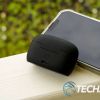 Sudio E2 Hybrid ANC earbuds inline Techaeris Copyright 3-min