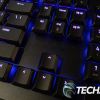 The Razer DeathStalker V2 Pro optical wireless gaming keyboard with Chroma RGB enabled