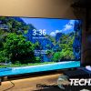 The LG OLED evo C2 42" 4K Smart TV connected to a PC computer