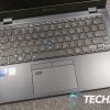 The keyboard and trackpad on the Dynabook Portégé X30L ultrabook laptop